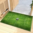 thumbnail image 6 of Indoor Football Field Game Rug, Sports Style Carpet, 24x35 Inches, for Young Ones Playroom, Living Room, Bedroom, Entrance Door Mat, by FAJHHA, 6 of 8