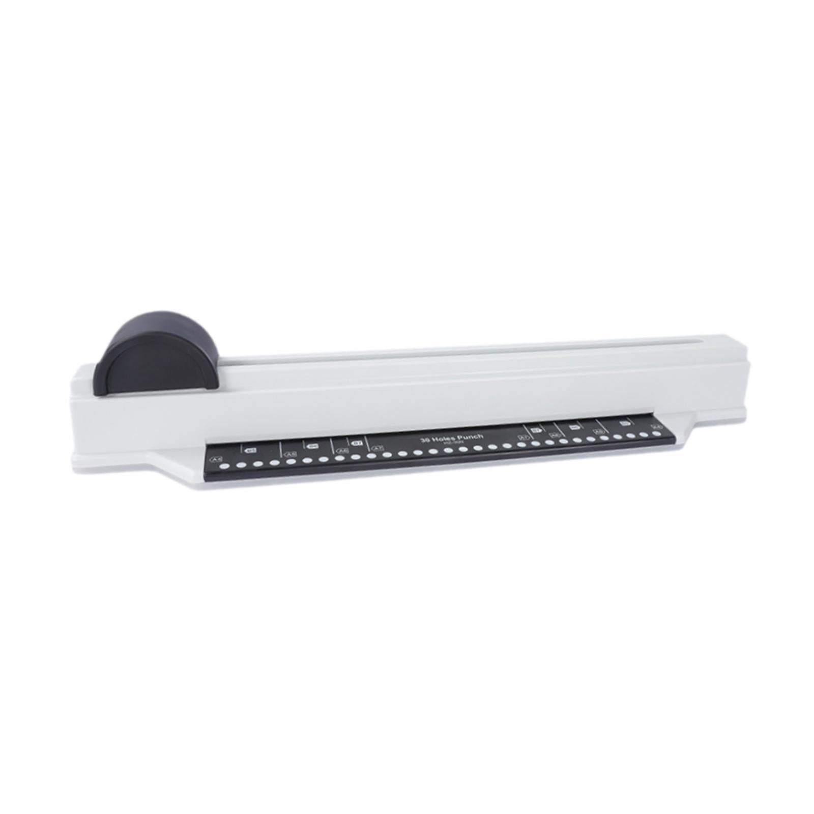 Tachiuwa 30 Hole Puncher Hole Punch Tool 5 Sheet A4/30 Holes Manual Desktop Hole Pouch Binding Machine Paper Punches for Black