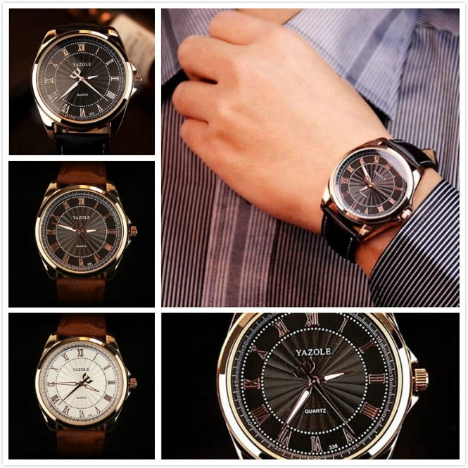 analog quartz wrist watch