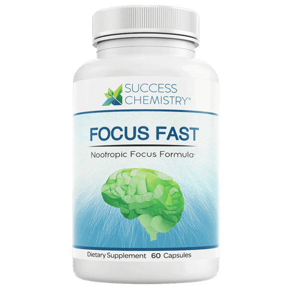 Success Chemistry Advanced Neurotropic Focus Aid Supplement with Herbal Blend - General Health & Wellness Support for Adults - 60 Count