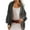 Gray, variant on Womens Sweatshirt Cardigan Oversized Long Sleeve Open Front Hooded Jackets Drop Shoulder Cozy Coats