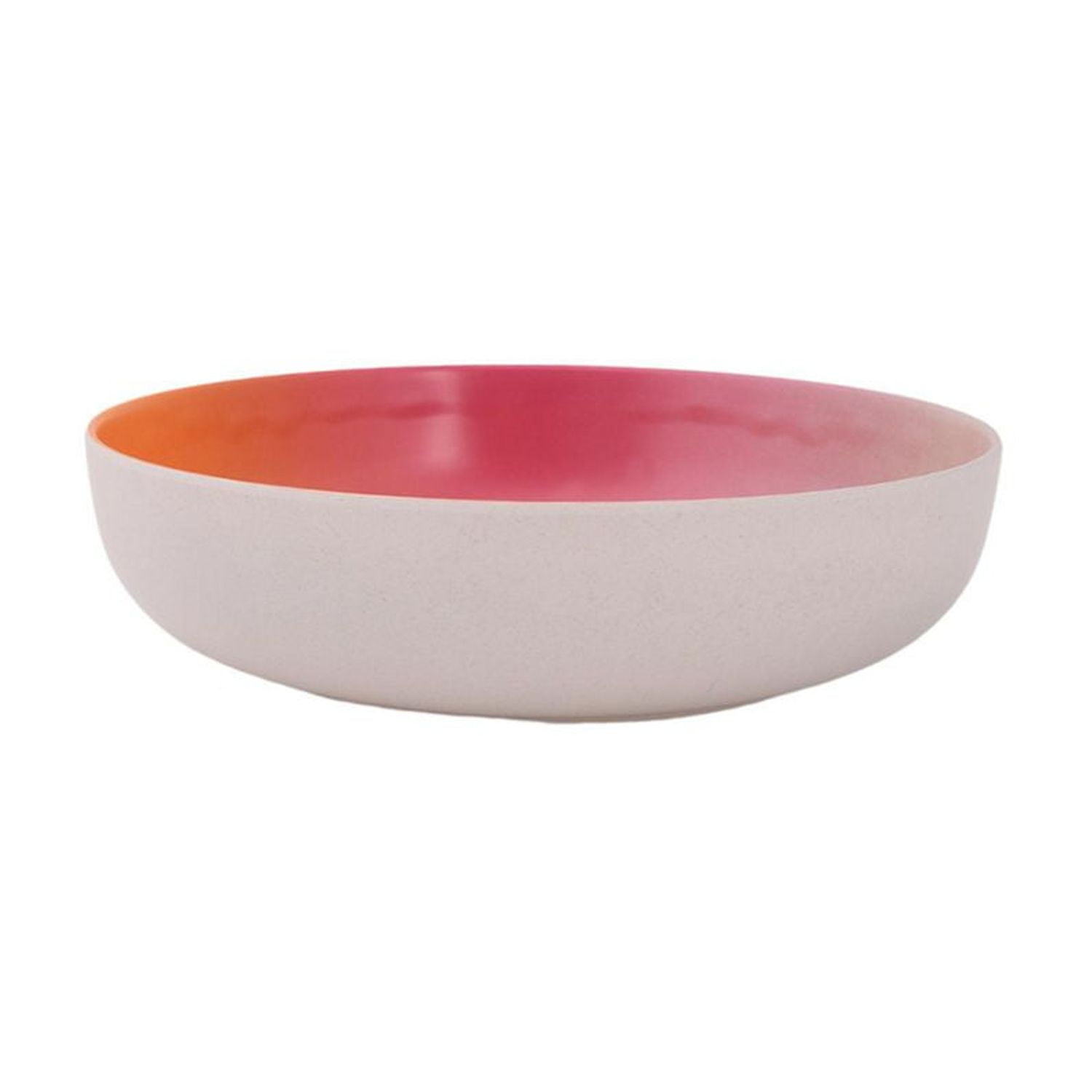Mainstays Tie Dye Samba Bamboo Melamine Salad Bowl Assorted Colour, 8in 1pc