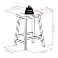 thumbnail image 4 of Winsome - Sally 3Pc Breakfast table & saddle stools, 4 of 9