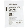 thumbnail image 3 of McKesson Shower Cap - Clear, Disposable Hair Cover for Men or Women, One Size, 200 Ct, 3 of 3