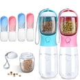 thumbnail image 2 of Portable Water Bottle For Dogs Puppy Drinking Bottle Travel Pet Drinker Leakproof Dog Bowl Food Containers Dog Accessories ShopWise Round, 2 of 20