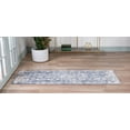 thumbnail image 4 of Rugs.com Oregon Collection Rug – 8 Ft Runner Blue Low-Pile Rug Perfect For Hallways, Entryways, 4 of 9