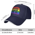 thumbnail image 5 of Hiking Hats for Men LGBT Retro Hats for Women Sounds Gay I'm in Tennis Caps, 5 of 8