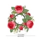 thumbnail image 3 of Guirnalda de rosas de imitación de Austen, vela, candelabro, guirnalda, anillo, decoración para fiestas, bodas, guirnalda de plástico, corona de velas con rosas simuladas., 3 of 6
