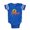 Royal Blue, variant on CafePress - Lollipop 2 - Cute Infant Baby Football Bodysuit