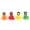 Multicolor, variant on BIMZUC 4pcs Fly Fishing Float Foam Strike Indicators Drift Hook Positioning Floats Bobbers High Visibility Yellow Tear Drop Shape for Trout and Salmon Fishing Accessories 1.97 inches / 5 cm Pack