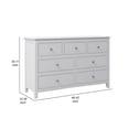 thumbnail image 5 of Karo 48 Inch Modern Tall Dresser Chest with 7 Drawers, Crisp White Finish- Saltoro Sherpi, 5 of 5
