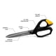 thumbnail image 5 of Tijeras Uso Rudo TOUGHBUILT TB-H4-70-11 Acero Inoxidable, 5 of 7