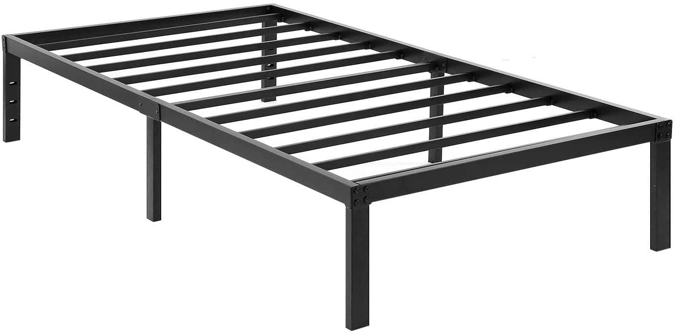 Twin XL Size Metal Bed Frame Folding Platform Heavy Mattress Foundation Base 