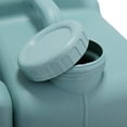 thumbnail image 3 of Jaxpety Portable Push-rod Toilet, 20L/5.28 Gallon Outdoor Commode with Detachable Tank for Camping, Boating, Hiking and Traveling, Green, 3 of 20