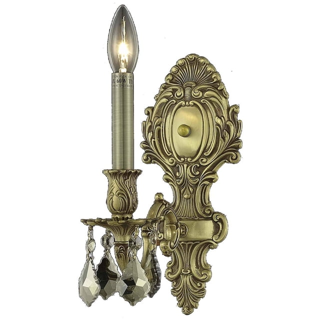 Elegant Lighting Monarch Traditional French Gold 1 Light E12 Wall Sconce