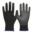 thumbnail image 1 of YSNOOWE 3 Pares Guantes De Trabajo Resistentes Y Transpirables Para Uso General Color Negro, 1 of 8
