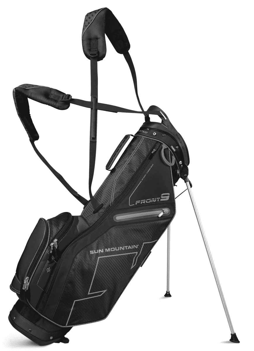 Sun Mountain Front 9 Golf Stand Bag, Black