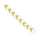 thumbnail image 4 of Banderin Calado DECORAMEC PAPEL PICADO Toda Ocasion 5 tiras de 8 metros Flores Amarillo con Blanco, 4 of 6