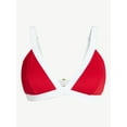 thumbnail image 5 of Time and Tru Women's and Women's Plus Size Contrast Banded Bikini Top, Sizes XS-3X, 5 of 5