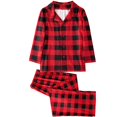 thumbnail image 3 of Holiday Christmas Matching Family Pajamas Classic Buffalo Check, 3 of 6