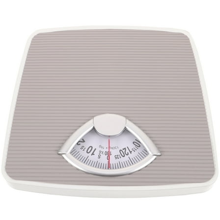 ibasenice Mechanical Weight Scale for Home Use Grey Portable Accurate Bathroom Body Weighing Scale