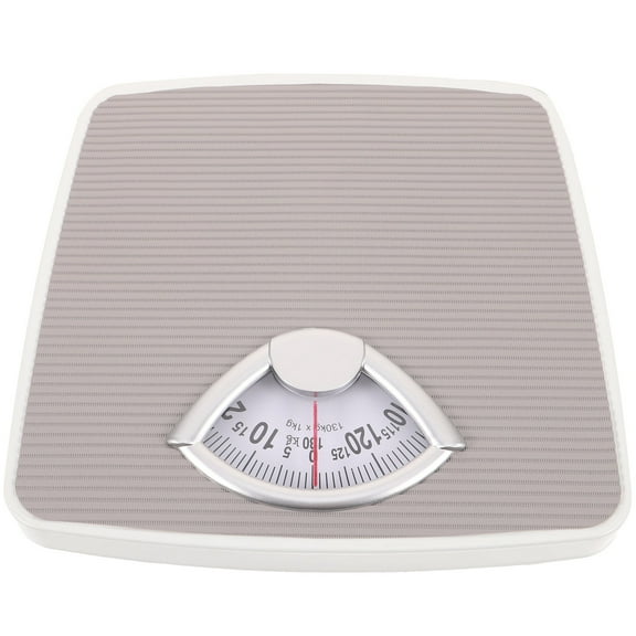 ibasenice Mechanical Weight Scale for Home Use Grey Portable Accurate Bathroom Body Weighing Scale