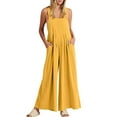 thumbnail image 1 of Salopettes Longues pour Femmes Été Décontracté Ajustable Combinaison, 1 of 4
