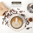 thumbnail image 5 of 8-piece coaster set, suitable for beverages, 4-inch large coasters protect tabletops from hot and cold drinks, multi-functional coasters, excellent home decorations, non-slip and easy to clean., 5 of 6