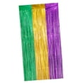 thumbnail image 3 of Cortina con flecos de lámina metálica Mardi Gras, telón de fondo para fotomatón Streamer ST. Fiesta de Carnaval de San Patricio para Adornos Fernando Cortinas con flecos, 3 of 7