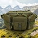 thumbnail image 4 of Bolsa de pesca multiusos, riñonera de nailon para acampar y hacer senderismo (verde militar) Hugtrwg  Para Estrenar, 4 of 7