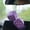 PURPLE, variant on 1 Pair 7cm Fuzzy Plush Dice Heart Shape Decor for Car Rearview Mirror, Retro Square Decoration Dice for Car Hanging Accessories