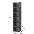 thumbnail image 3 of Hanging Closet Organizer Shelf Closet Hanging Storage with Side Pockets, 3 of 7