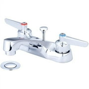 Central Brass Centerset Handle Bathroom Faucet with Drain Assembly