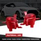 thumbnail image 2 of Para 2013-2017, Luz Reflectora de Parachoques Trasero de Automóvil, Luz de Freno de Advertencia, Lámpara de Señal 92405-2V500 92406-2V500, 2 of 5