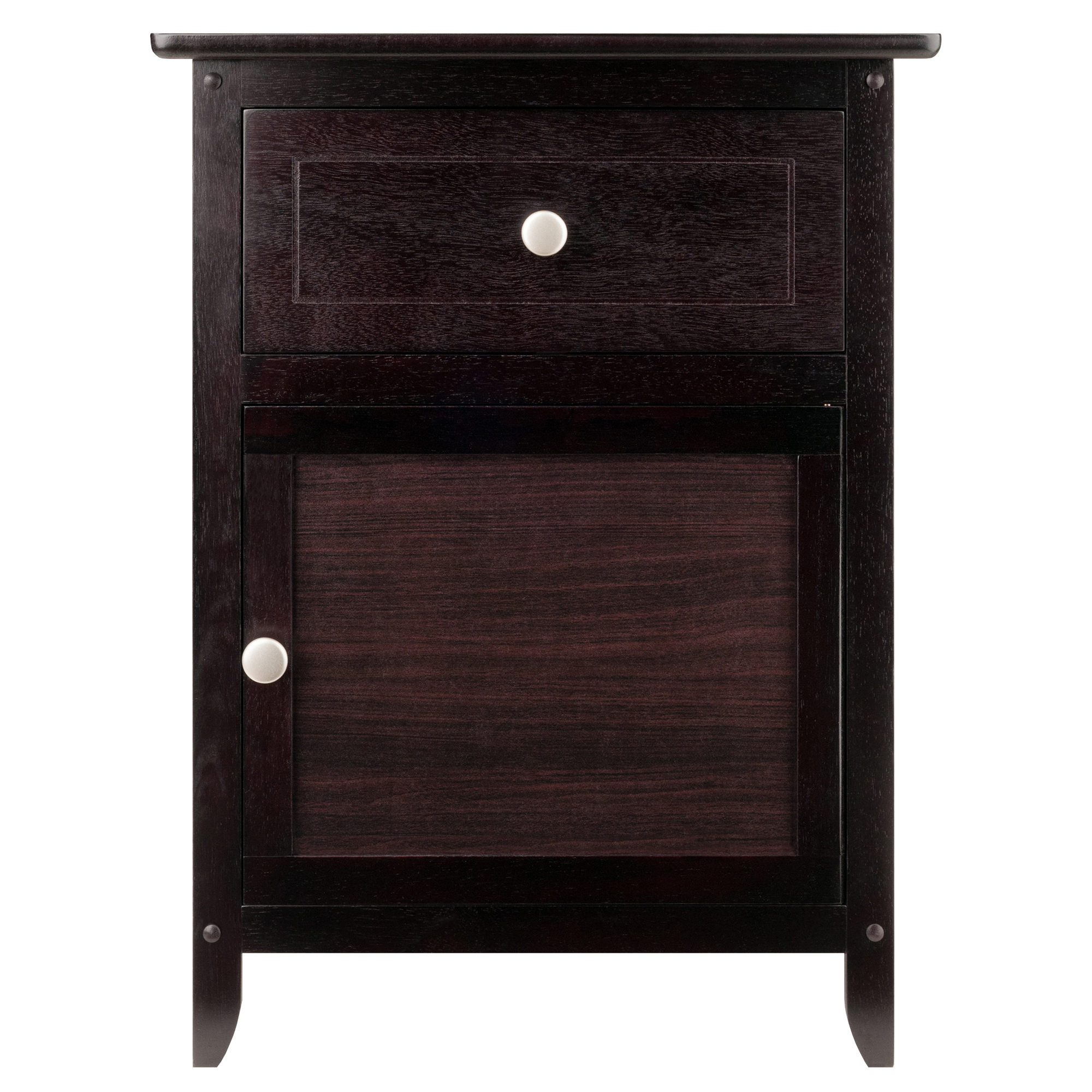 Winsome Wood Eugene Accent Table, Nightstand, Espresso Finish - image 4 of 9