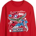 thumbnail image 2 of Marvel Captain America: Brave New World - Sticker Style - Men's Long Sleeve Graphic T-Shirt, 2 of 4