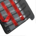 thumbnail image 3 of 2Pcs Stainless Steel Rear Bumper Protector Guards for Tesla Model Y 2021-2023 Carbon Fiber Style, 3 of 4