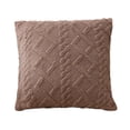 thumbnail image 1 of Dvruxg Plush Geometric Patterned Cushion Brown Polyester 45x45cm Enhances Back Support and Living Room Style Extended Length for Ultimate Relaxation, 1 of 5