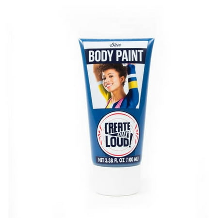(2 Pack) Body Paint 3.4 Oz Tube -blue (Best Blue Body Paint)