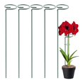 thumbnail image 1 of maskred 5 pcs Plant Support Stakes Garden Single Stem Support Stake Amaryllis Plant Cage Support Rings, 1 of 4