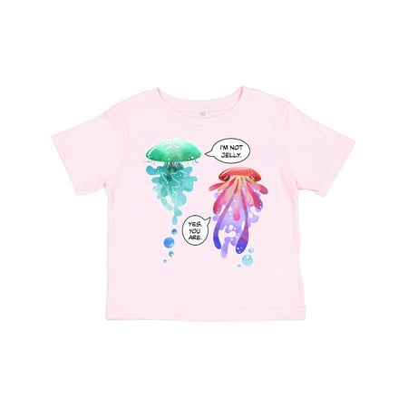 

Inktastic Funny I m Not Jelly Jellyfish in Blue and Pink Gift Toddler Boy or Toddler Girl T-Shirt