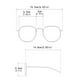 thumbnail image 4 of Gafas de sol polarizadas Prolriy para mujer, clásicas, redondas, vintage, grandes, amarillas, 4 of 5