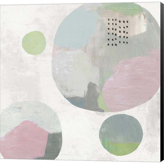 Wool Circles II by Tom Reeves, Canvas Wall Art, 24W x 24H