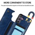 thumbnail image 3 of Dteck for Samsung Galaxy A35 Case with Card Holder,Magnetic Back Flip Case for Samsung Galaxy A35 Wallet Case for Women,Protective Case Phone Case for Samsung Galaxy A35 5G,Darkblue, 3 of 6