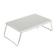 thumbnail image 2 of Mesa plegable para acampar, muebles de exterior de aleación de aluminio para Patio, jardín Plata, 2 of 8