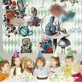 thumbnail image 2 of Alice in Wonderland Taspestry Wall Decor Birthday Banner Backdrop Background Party Supplies Taspestry Poster, 2 of 6