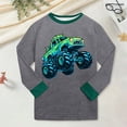 thumbnail image 6 of TOWED22 2 Piece Boys Pajamas Toddler Kids Boys Pajamas Cotton Kids Pj's Long Sleeve Sleepwear Clothes Set Outfits 6-12 Months 12-24 Months 2t 3t 4t 5t 6t 7t 8t 9t Children,Grey,9-10 Y, 6 of 9