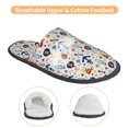thumbnail image 3 of Fotbe Pirate skulls Pattern Women's Fuzzy Slippers Plush Slippers Fluffy Winter House Shoes Indoor and Outdoor-Large, 3 of 8