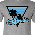 thumbnail image 4 of Inktastic California with Triangle and Palm Trees in Blue T-Shirt, 4 of 5