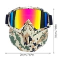 thumbnail image 4 of Lunettes Rétro Moto Tout-Terrain Lunettes de Course Lunettes de Ski Lunettes de Vent Lunettes de Conduite Modification Lunettes de Désert Veste de Moto pour Enfants 8-14 Moto Tout-Terrain Équipement de Conduite pour Enfants 509 Lunettes Cyclomoteur pour Hommes Quad, 4 of 9